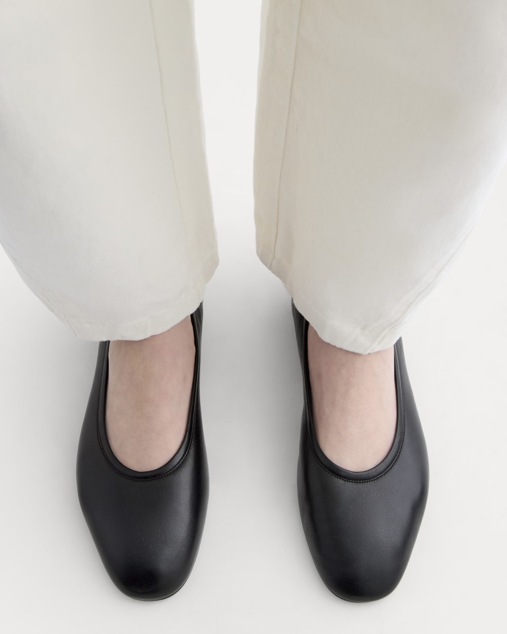 Made in Italy Flat | Black Leather