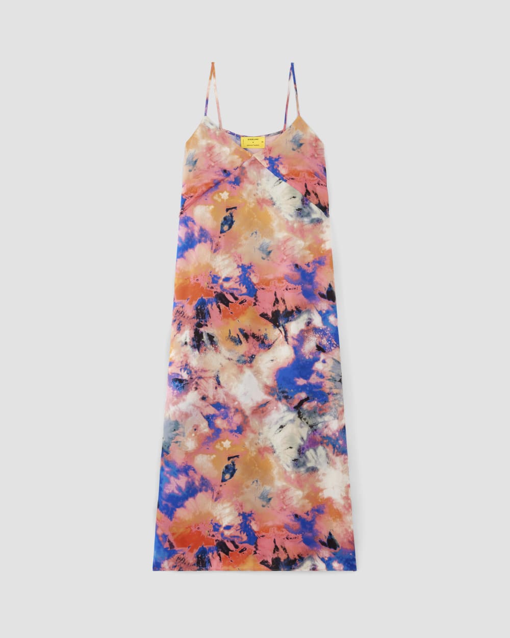 The Everlane x Marques' Almeida Satin Tie-Dye Dress | Multi Tie-Dye