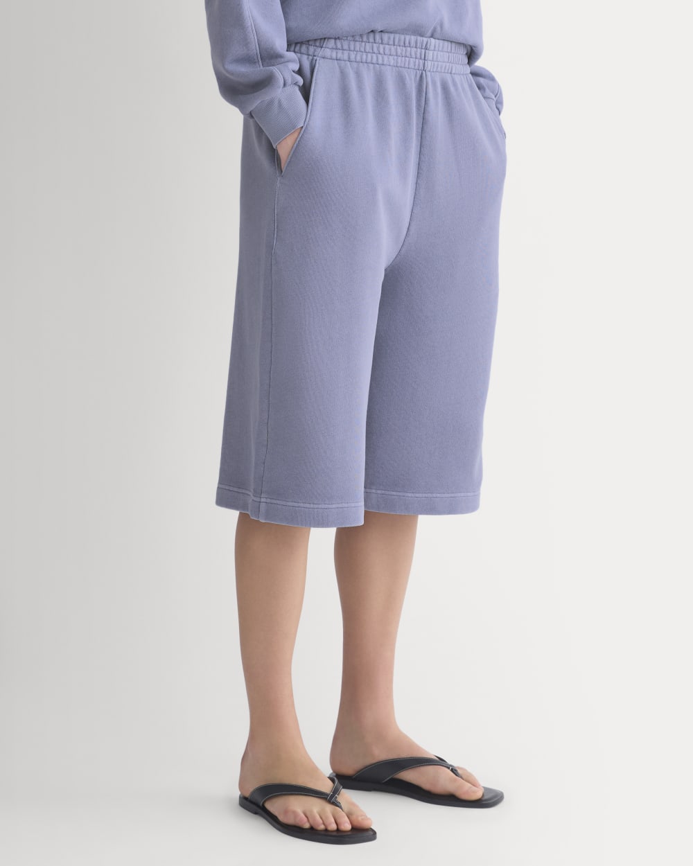 Lightweight Terry Long Shorts | Velvet Morning Garment Dye