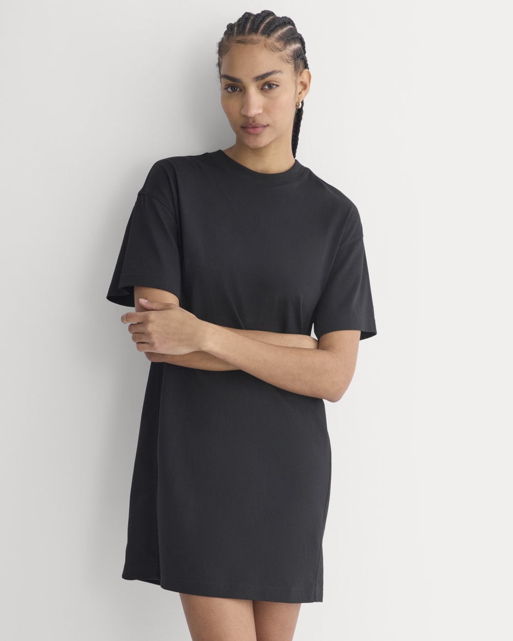 Weekend Tee Mini Dress | Black