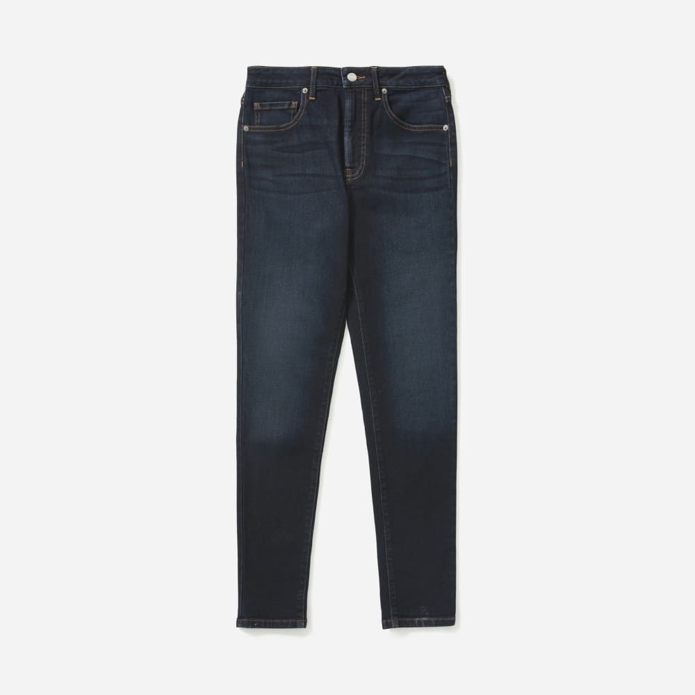 The Curvy Authentic Stretch High-Rise Skinny Jean | Dark Blue Wash | 26.5" Inseam