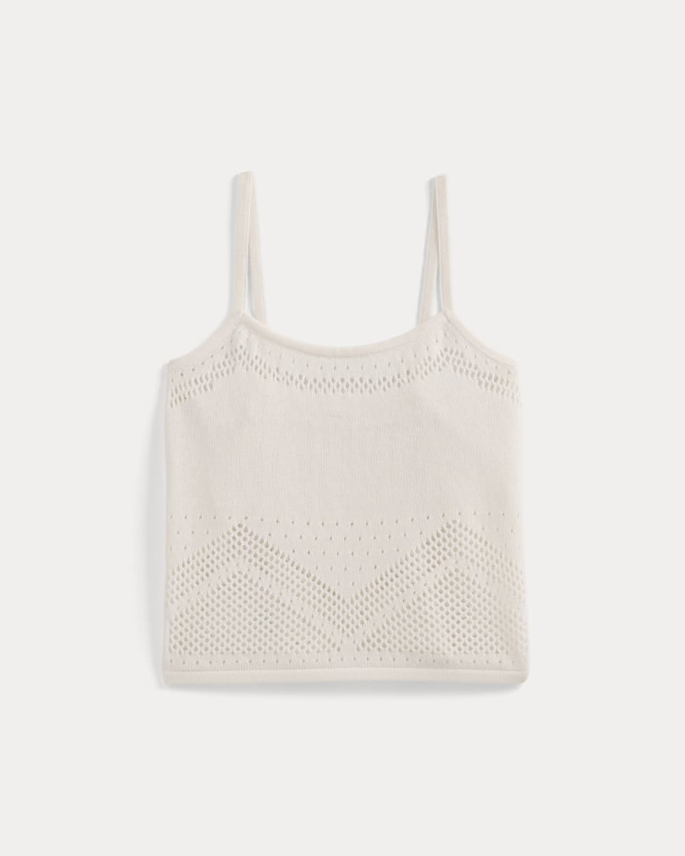 Lace-Knit Cami | Bone
