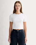 The '90s Rib Tee | White