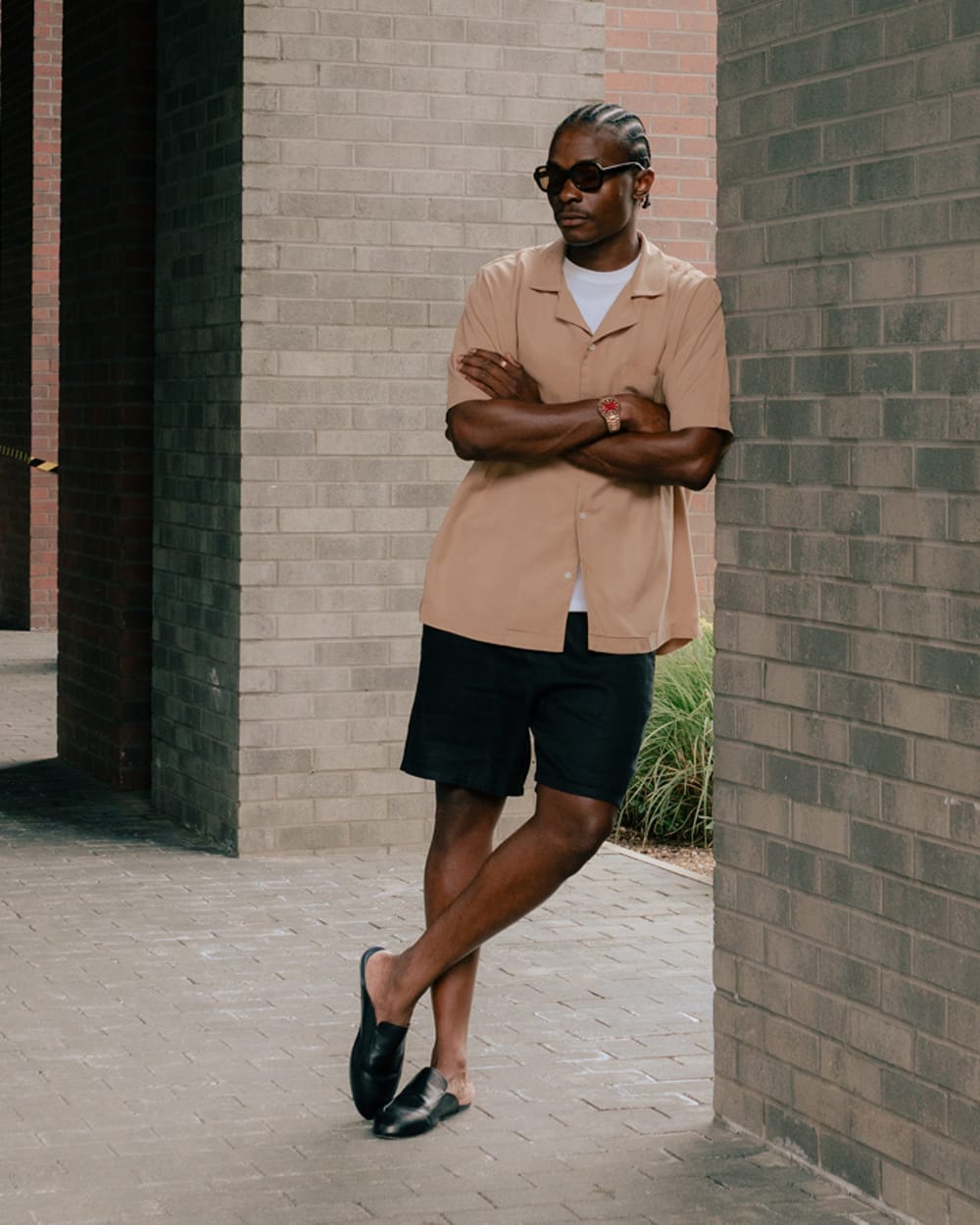 Linen Easy Short | Black
