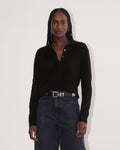 The Classic Polo in Cashmere | Black