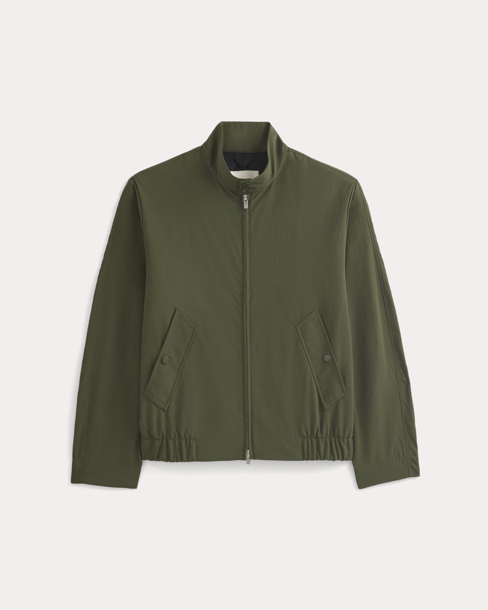 Re:Cycled Nylon Harrington Jacket | Olive Night