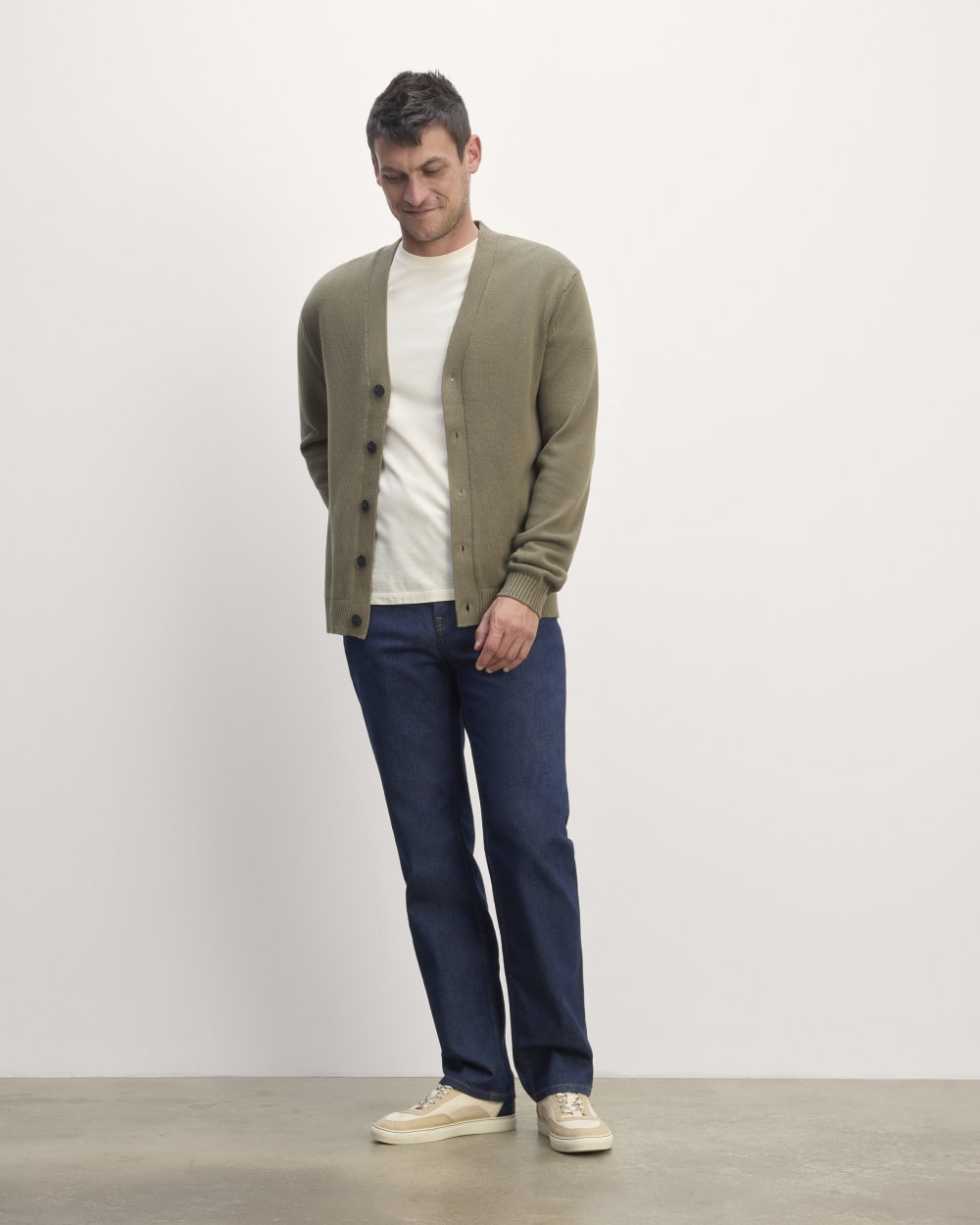 The Classic Cardigan in Everyday Cotton | Kalamata