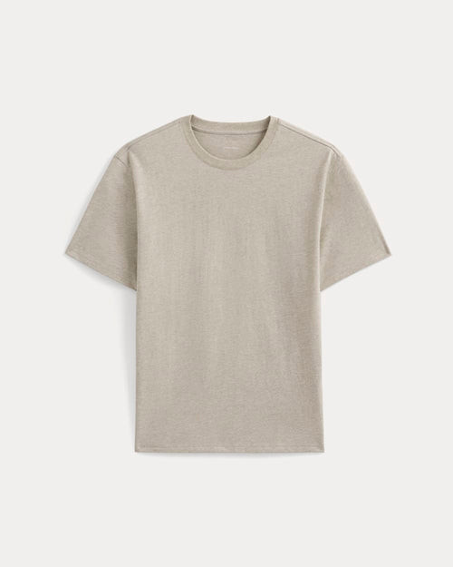 Archive Standard-Fit Cotton Crew | Heathered Oatmeal