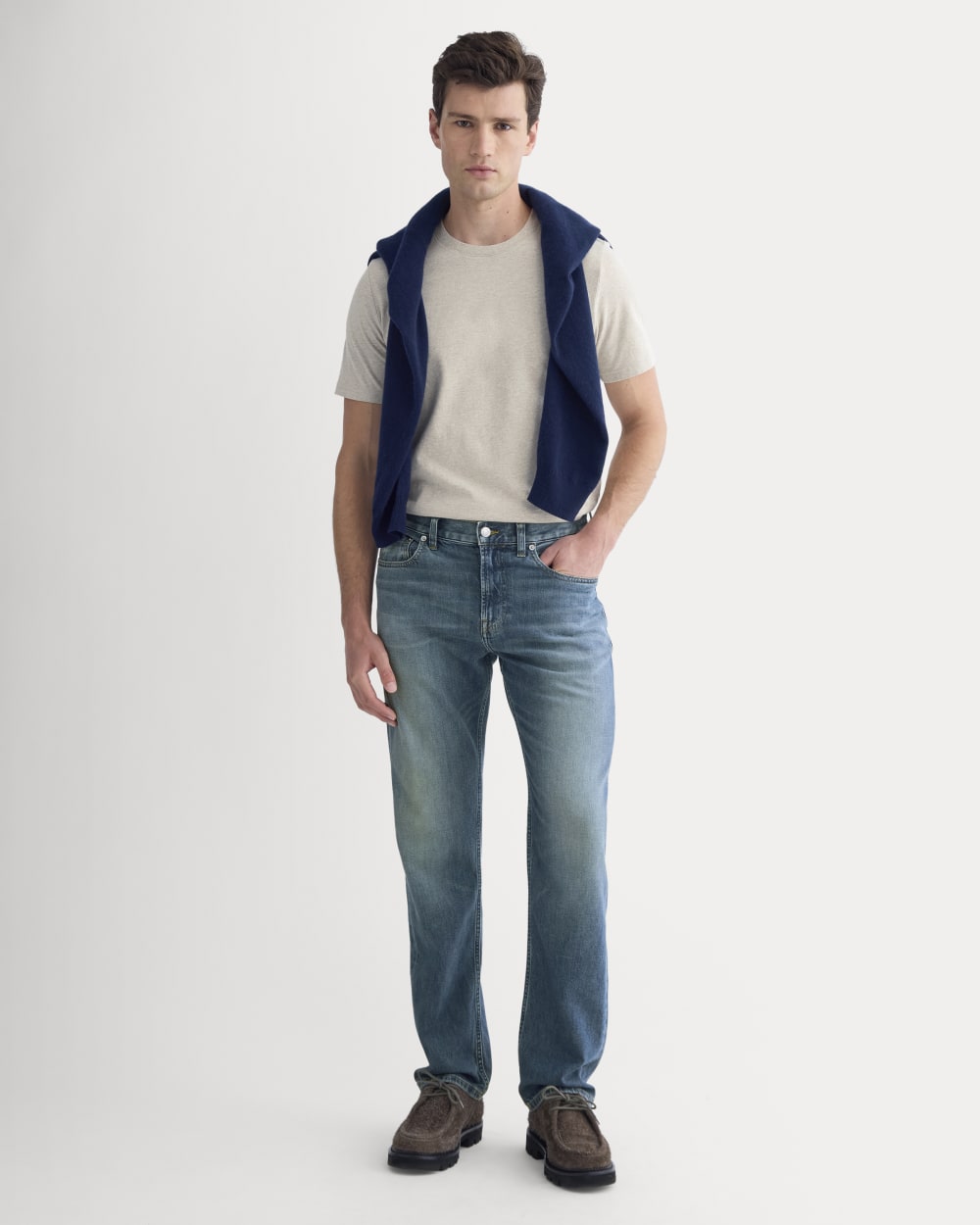 Midweight Tee | Heathered Oatmeal