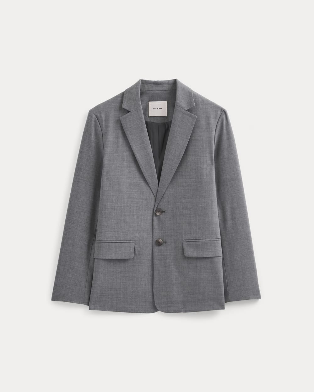 Tropical Wool Blazer | Heathered Grey