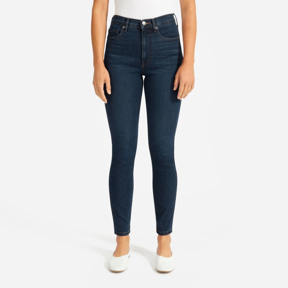 The Authentic Stretch High-Rise Skinny | Deep Indigo | 30.5" Inseam
