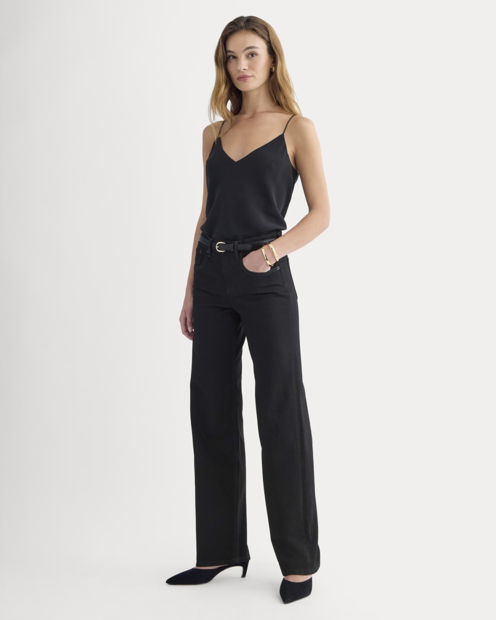 The Column Jean | Black | 31" Inseam
