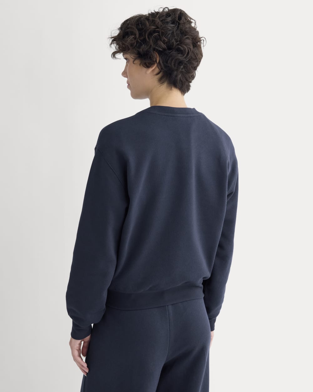 Lightweight Terry Blouson Crew | Navy