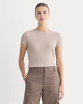 Shrunken Tee in Cozy Waffle | Heathered Oatmeal