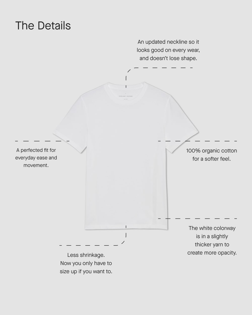 The Essential Organic Crew | Bone / Black