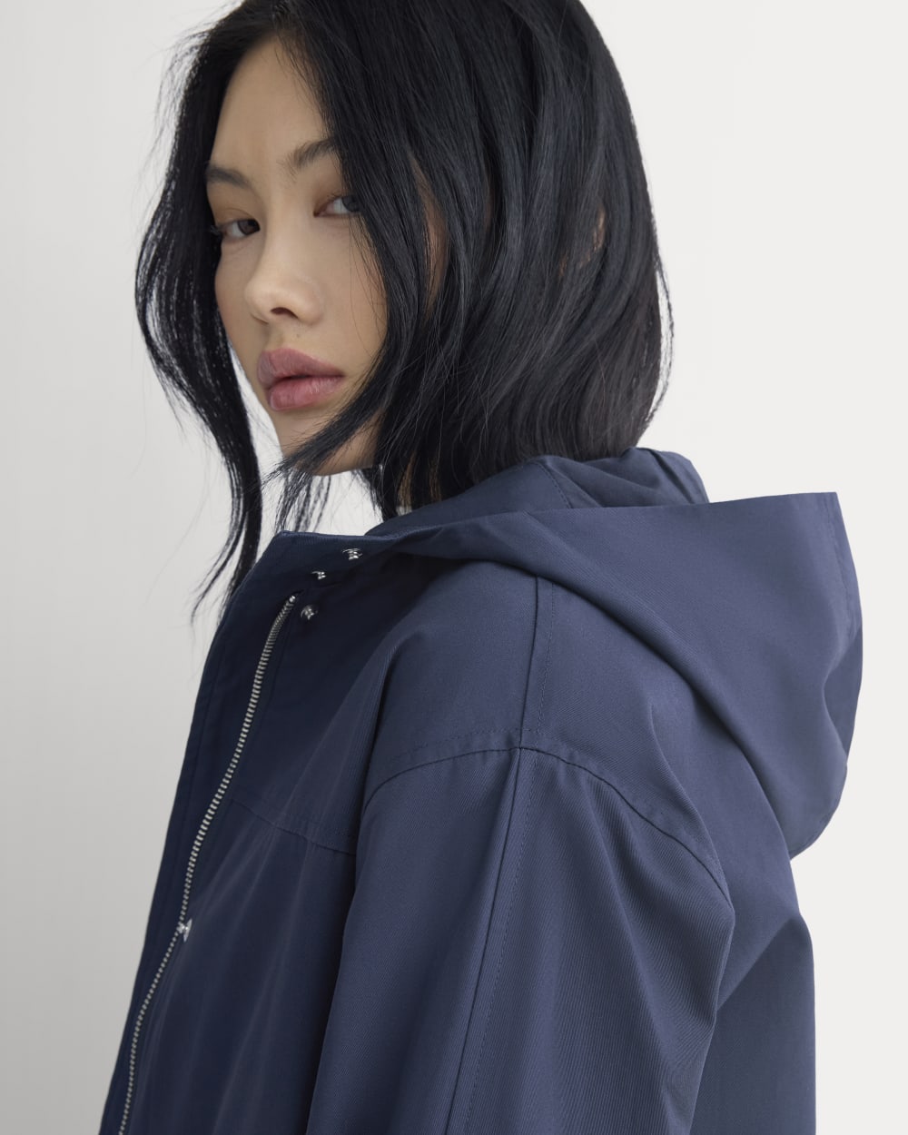Hooded Field Jacket | Navy