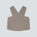 The Cross-Front Apron Top | Clay