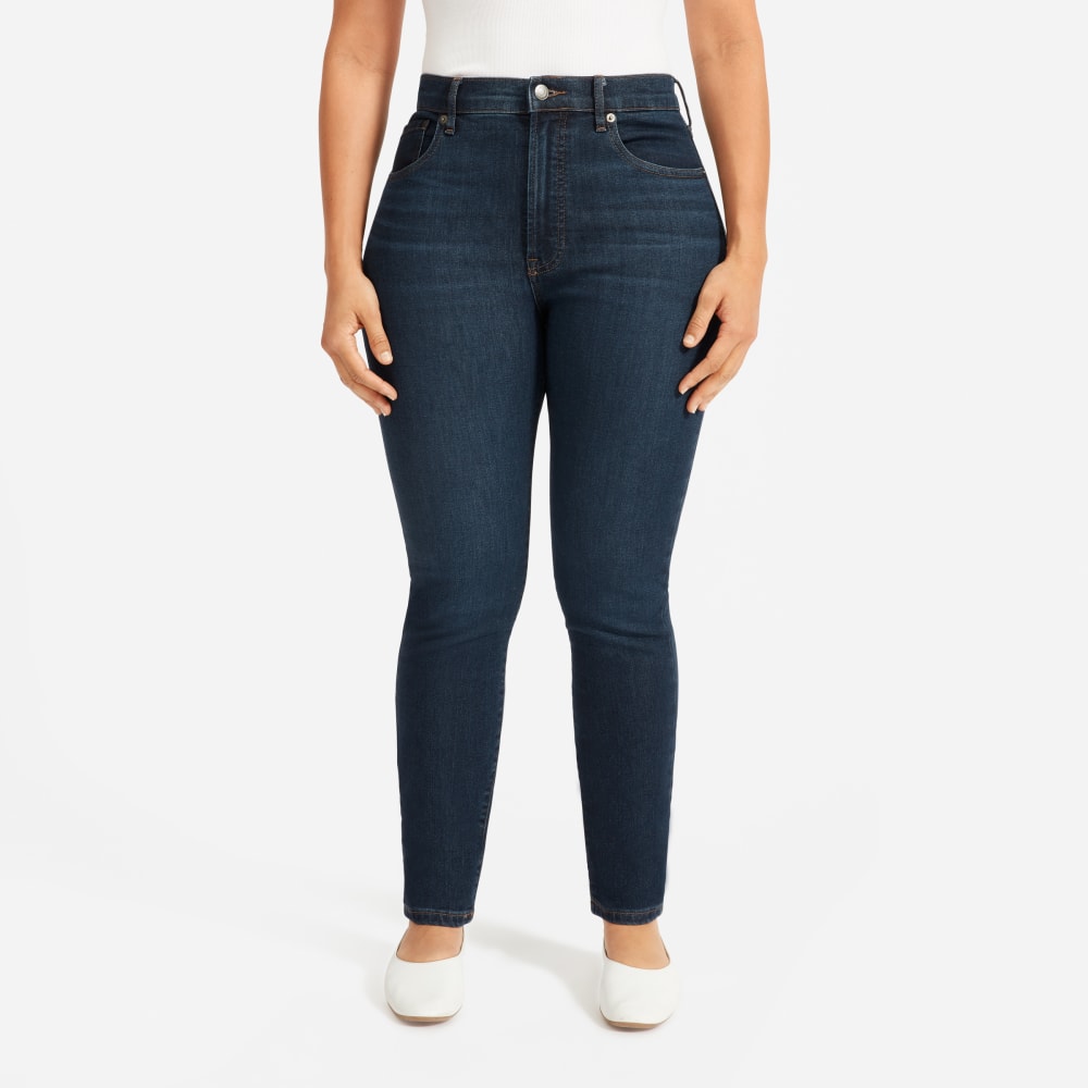 The Authentic Stretch High-Rise Skinny | Deep Indigo | 28.5" Inseam