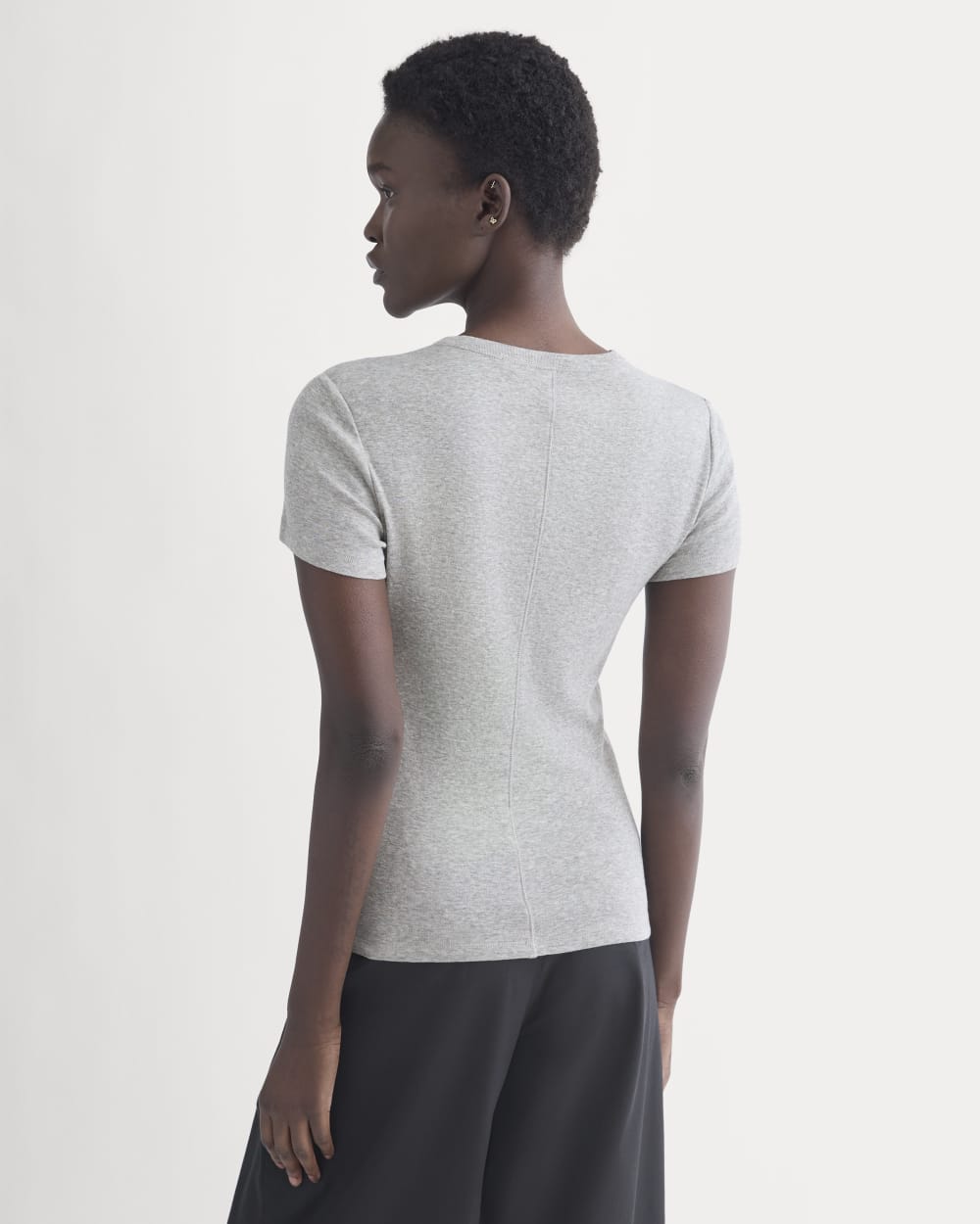 Tissue Short-Sleeve Crew | Heathered Grey