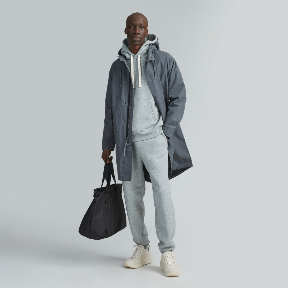 The ReTrack Hoodie |  Heathered Grey