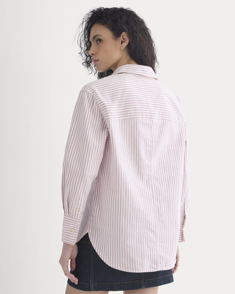 Everyday Oxford Shirt | Bone/Heather Rose
