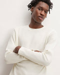 The Waffle Long-Sleeve Crew | Bone