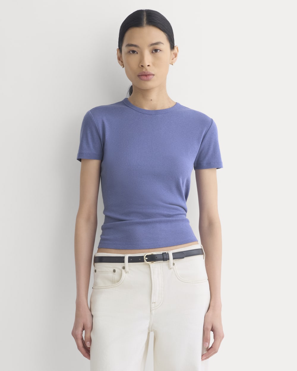 Tissue Short-Sleeve Crew | Blue Dusk
