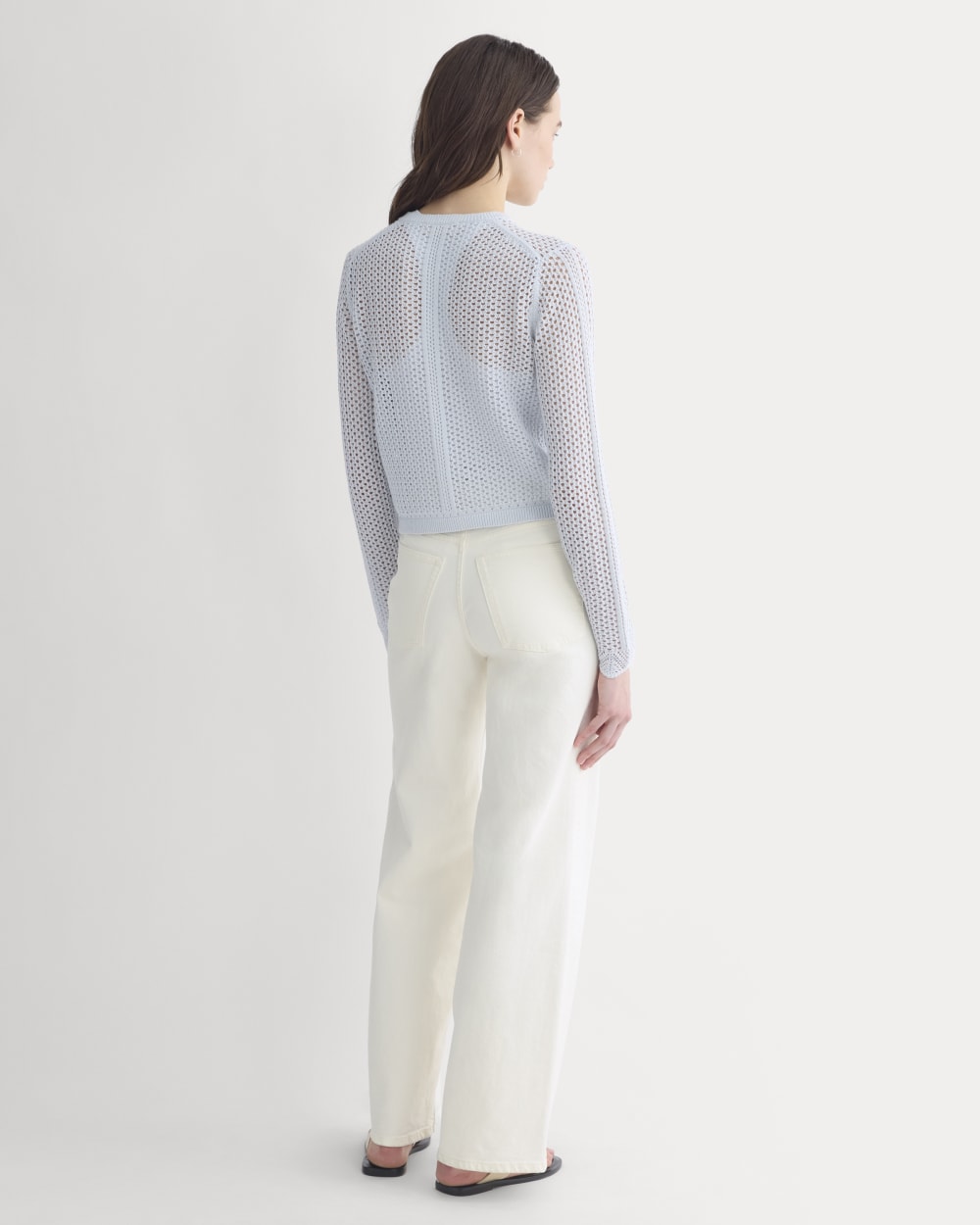 Lace-Knit Cardigan | Skywriting