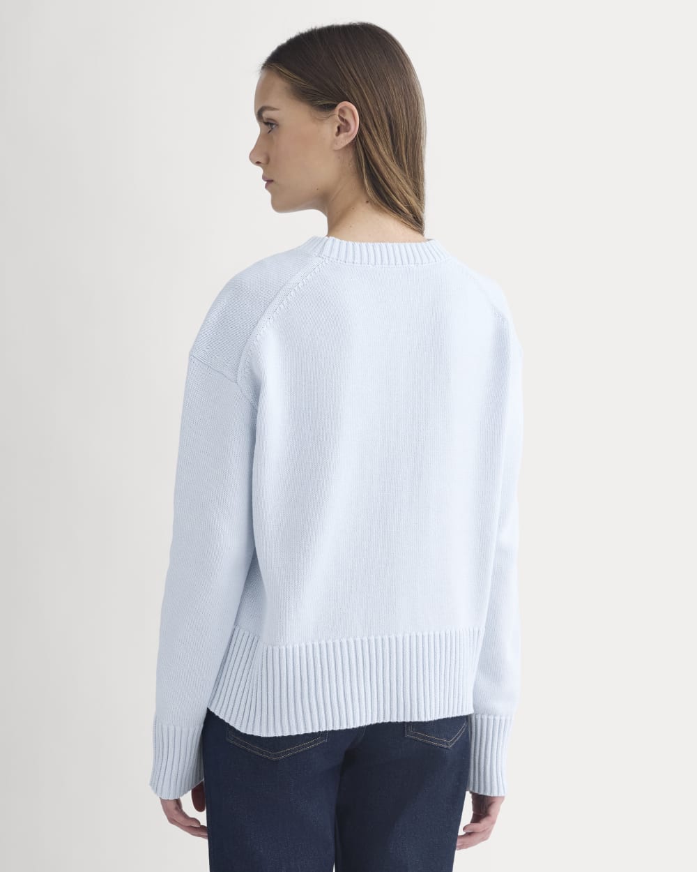 The Boxy Sweater in Everyday Cotton | Skywriting