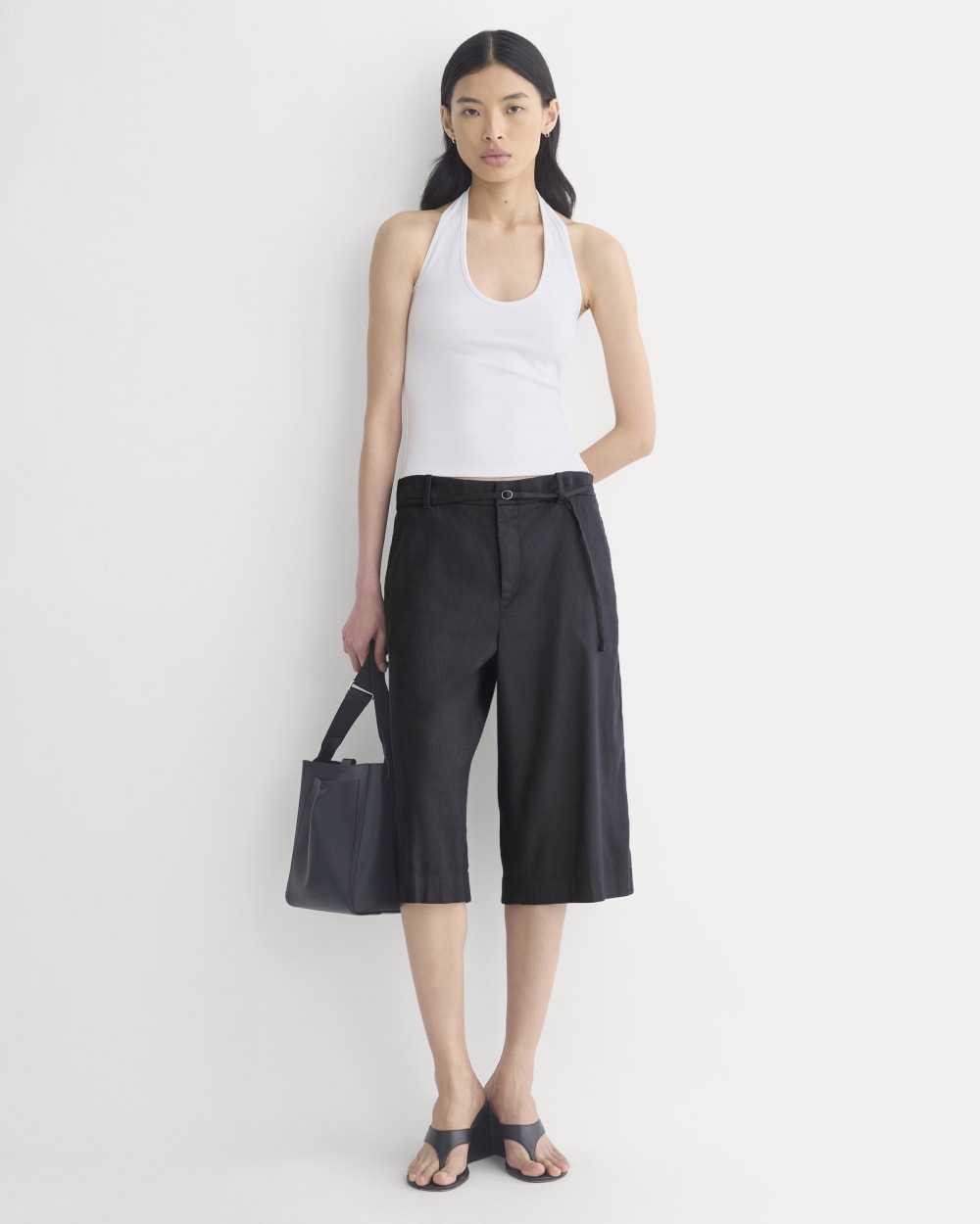 Halter Tank | White