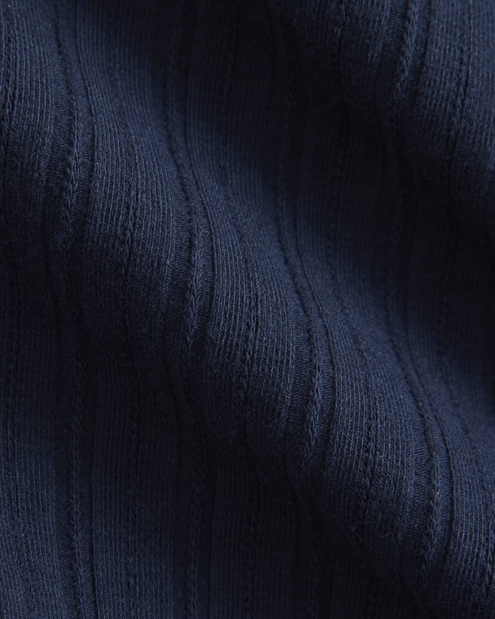 V-Neck Tank in Pointelle | Deep Navy