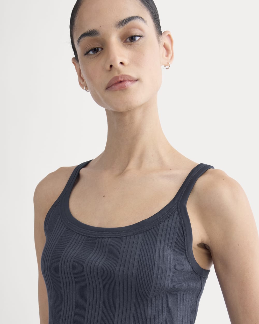 Lounge Rib Tank | Navy
