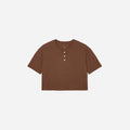 The Vintage Henley Hemp Tee | Espresso