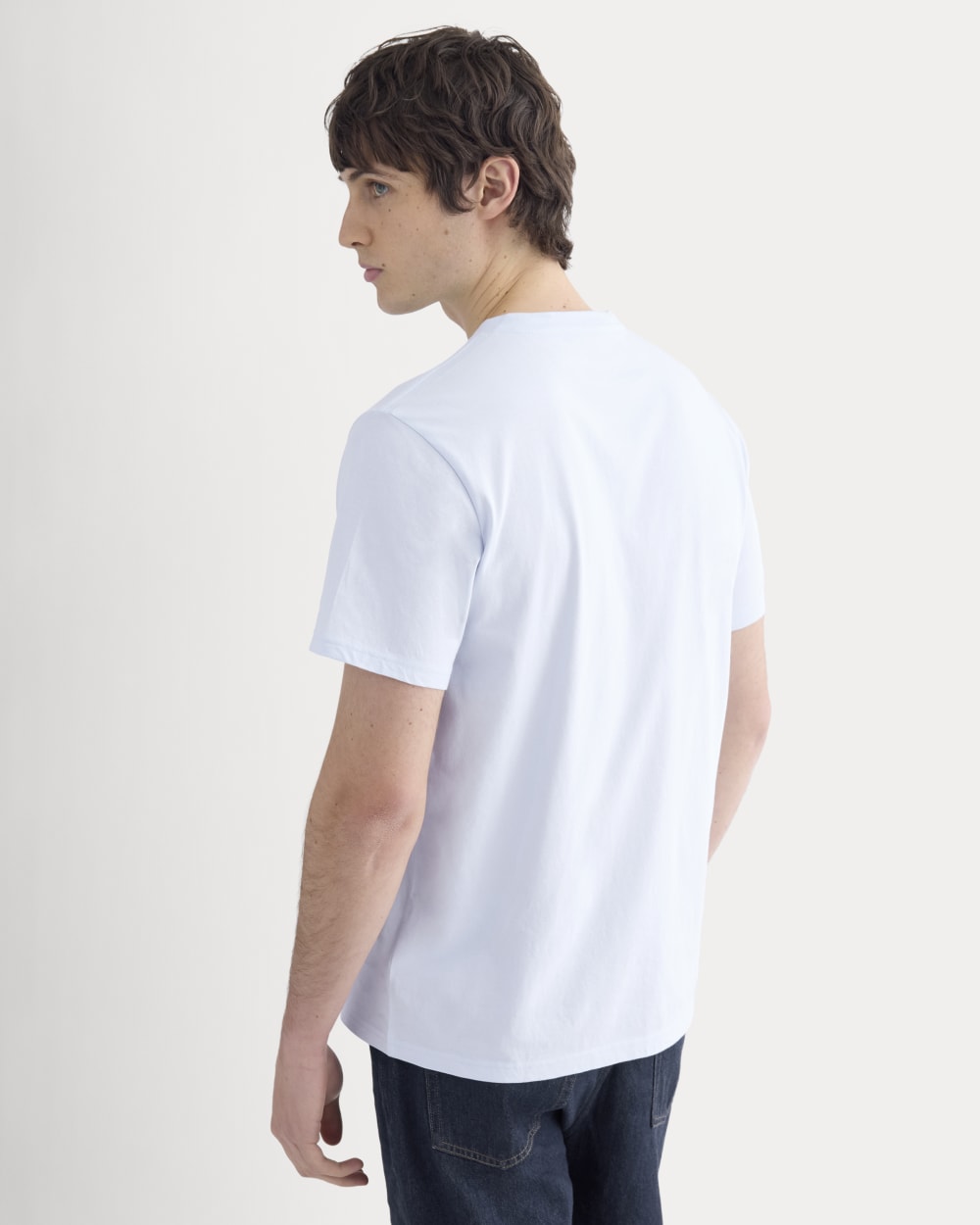 The Essential Organic V-Neck Tee | Skywriting