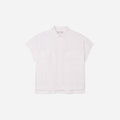 The Short-Sleeve Box Shirt | Red Pinstripe