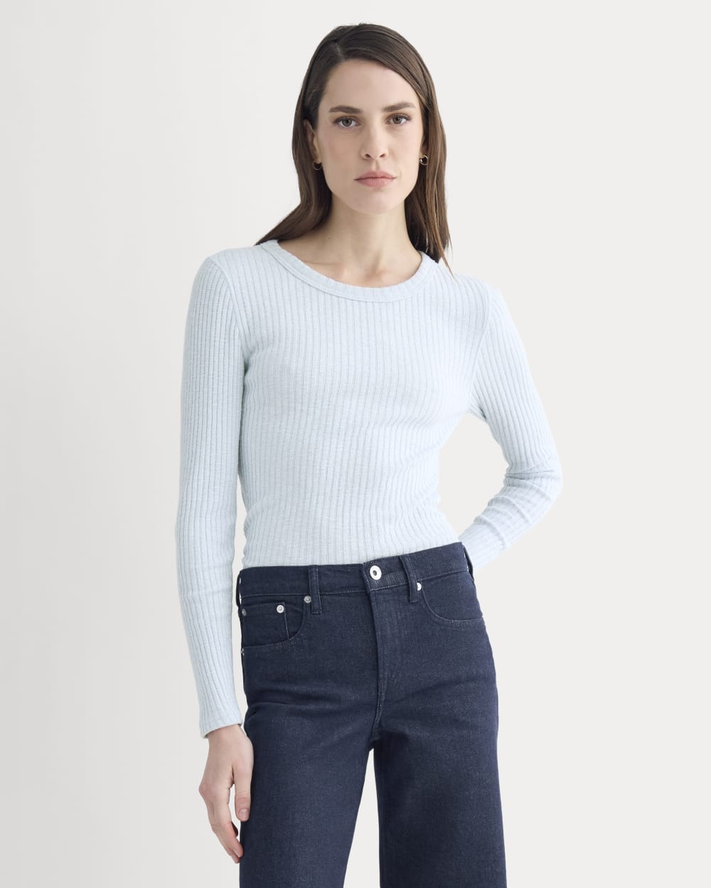 The Cozy Rib Long-Sleeve Tee | Skywriting