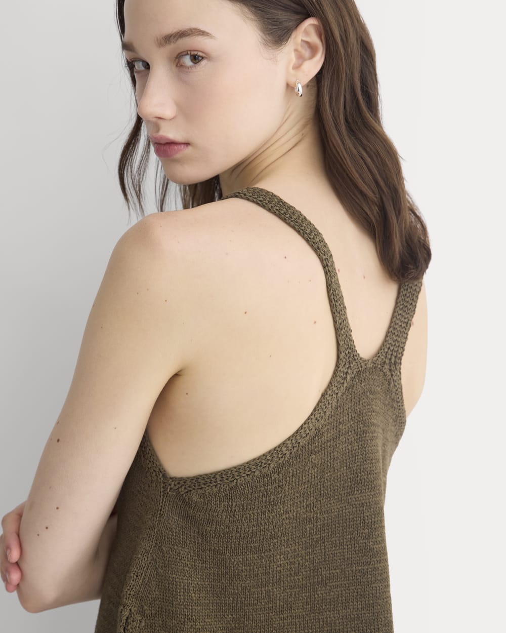 Racerback V-Neck Sweater | Beech