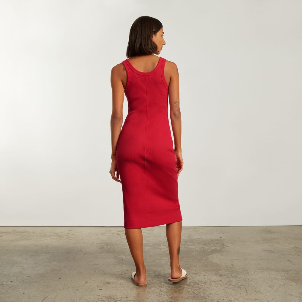 The '90s Rib Dress | Goji Berry