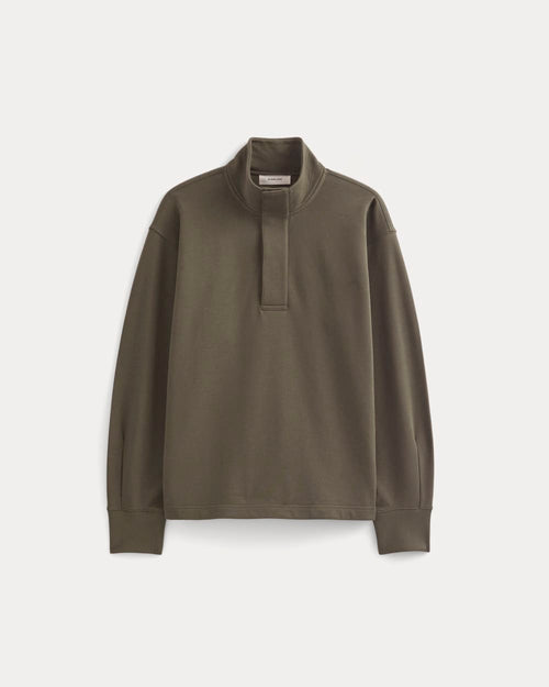 Off-Duty Terry Pullover | Olive Night