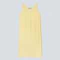 The Naia™ Ripple Tank Dress | Pastel Yellow