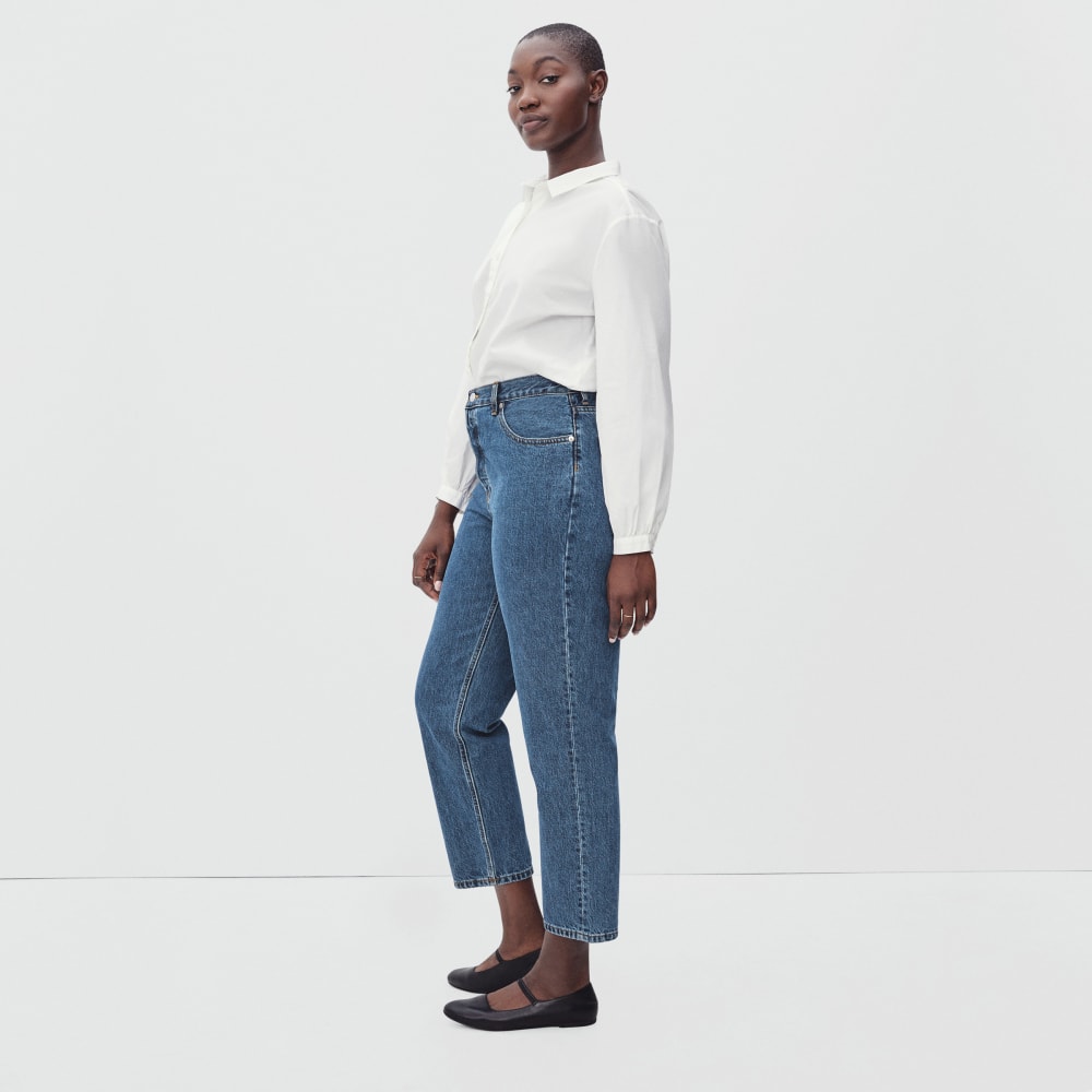 The '90s Cheeky Hourglass Jean | Medium Blue Wash | 28.5" Inseam