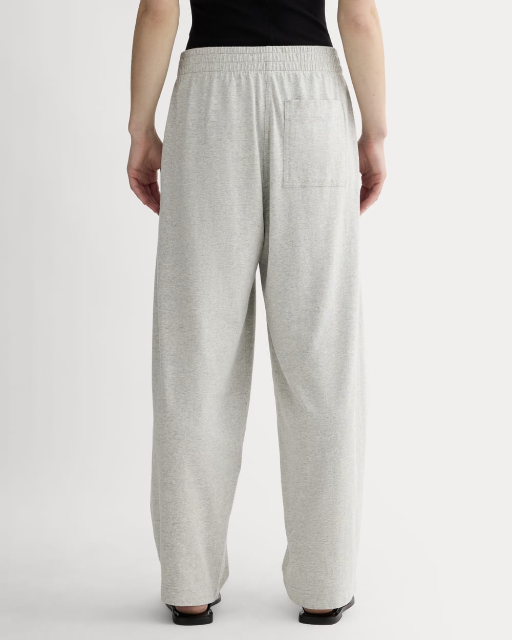 The Off-Duty Barrel Pant | Pale Heather Grey