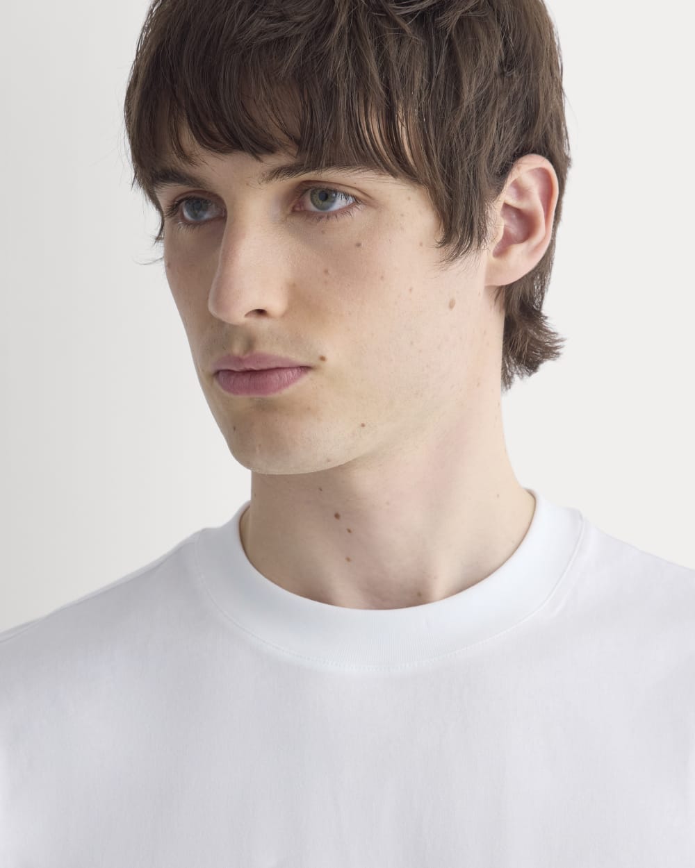 Archive Relaxed-Fit Cotton Crew | White