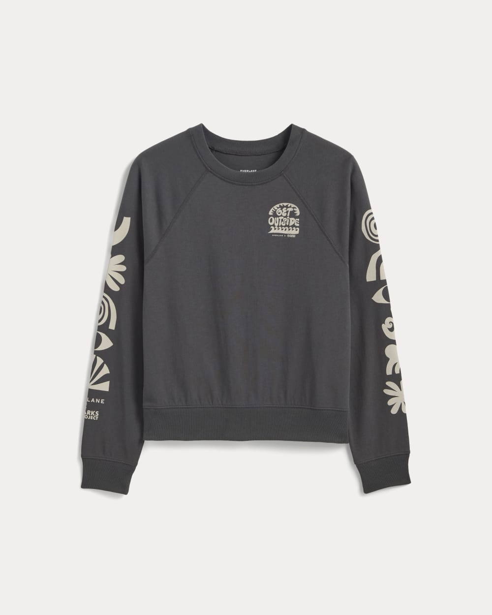 The Everlane x Parks Project Off-Duty Long-Sleeve Tee | Forged Iron / Natural