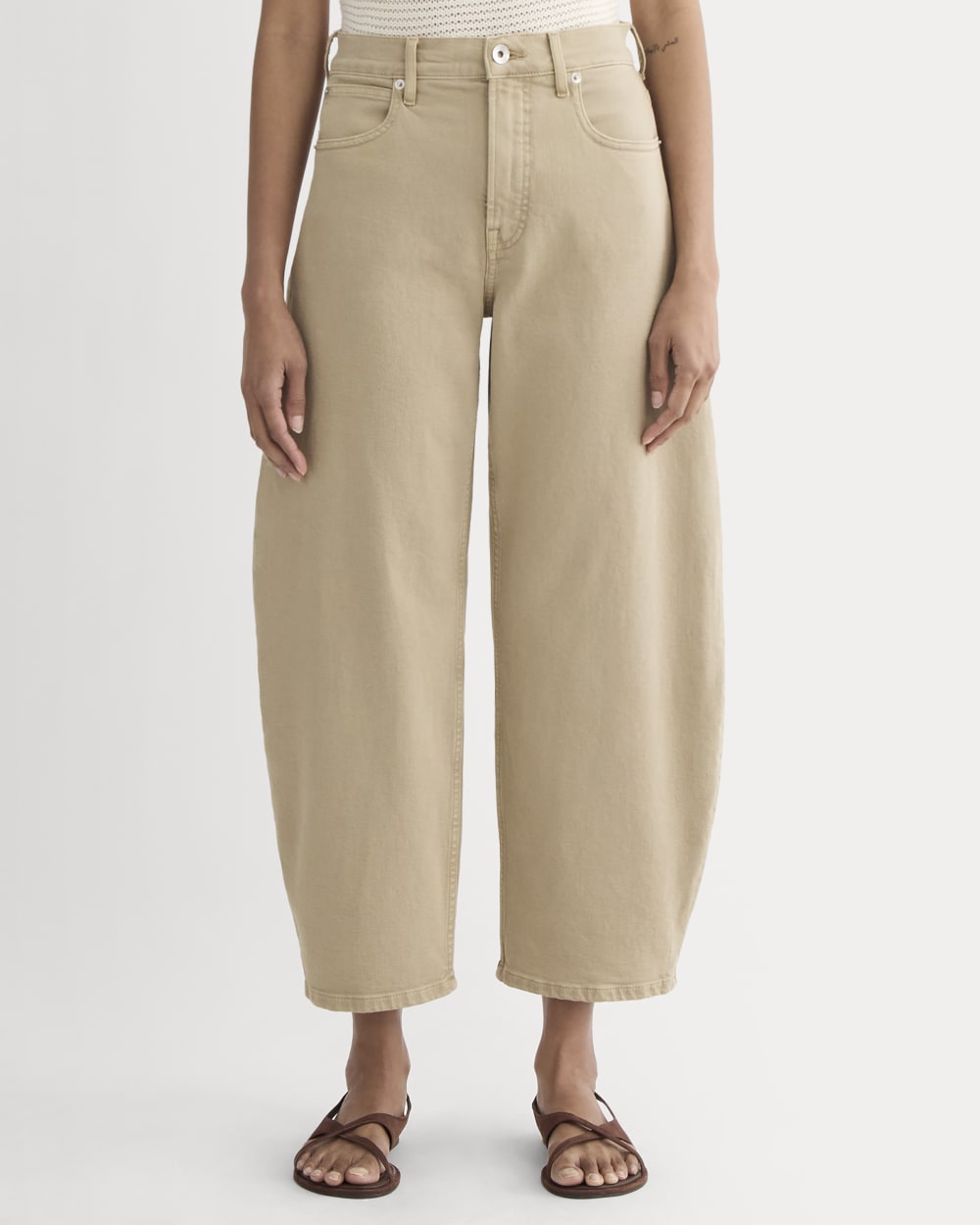 The Way-High® Curve Jean | Garment-Dyed Tan | 27" Inseam