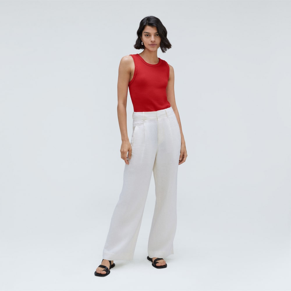 The Ribbed Cutout Tank | Ruby
