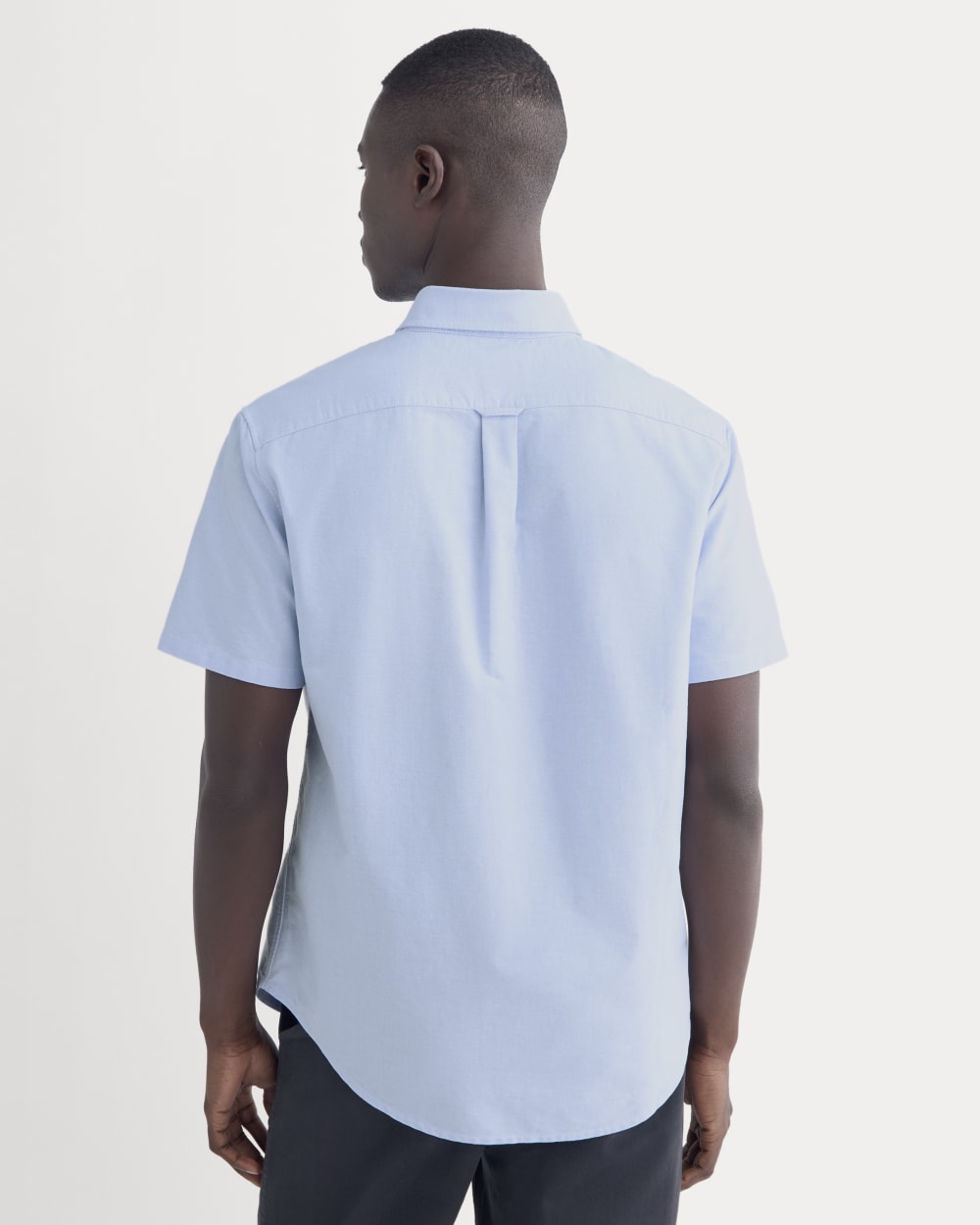 The Organic Short Sleeve Oxford Shirt | Light Blue