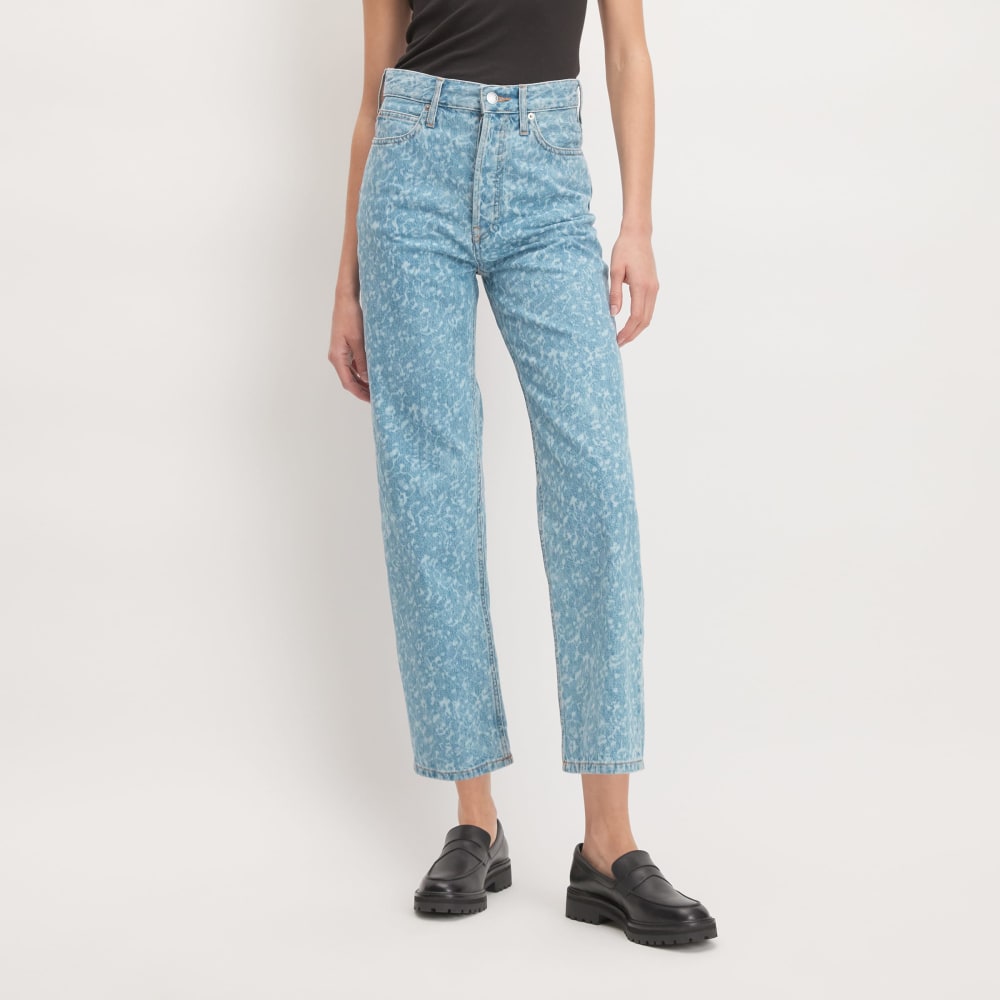 The Rigid Way-High® Jean  | Light Painterly Strokes | 27.5" Inseam