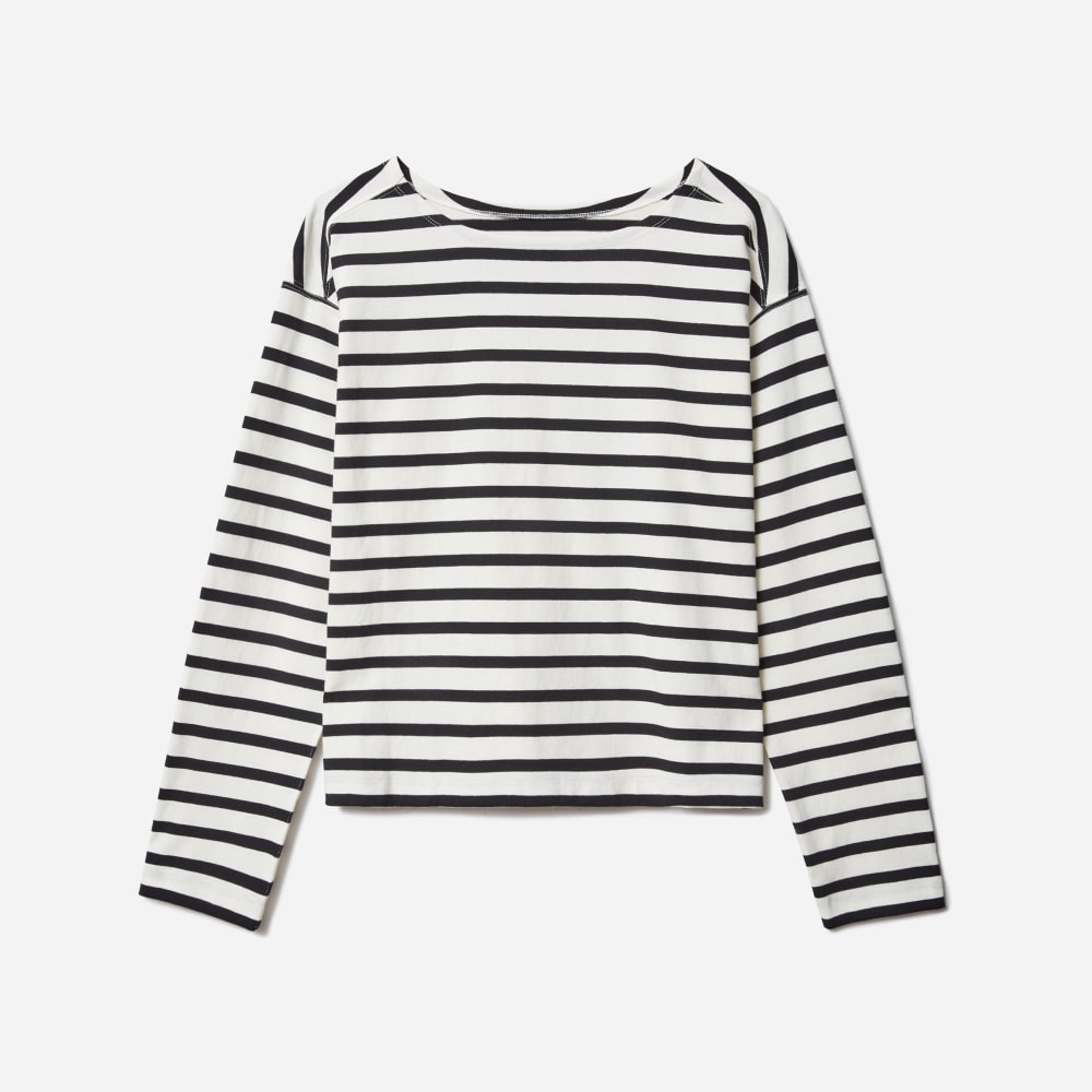 The Mariner Tee | Black / White