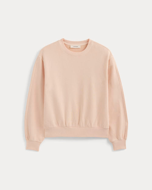 Lightweight Terry Blouson Crew | Pale Peach
